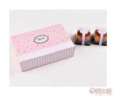 【6个50克月饼包装盒刚粉色感恩节西点盒圣诞盒月饼盒现货批发18.2cmX12.2cmX4.8cm(长*宽*高)】东阳市歌山镇焙风日用杂品网店 - 产品库